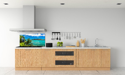 Cooker splashback Seychelles coast