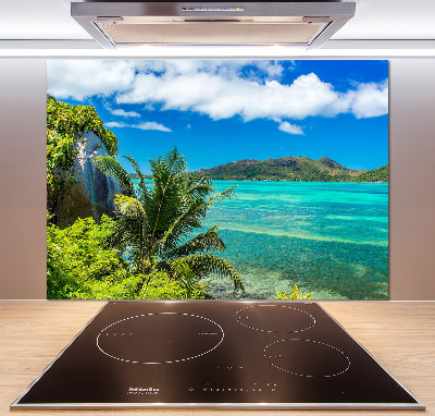 Cooker splashback Seychelles coast