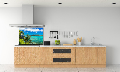 Cooker splashback Seychelles coast