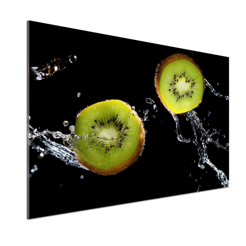 Cooker splashback Kiwi and water