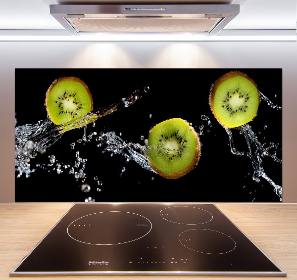 Cooker splashback Kiwi and water