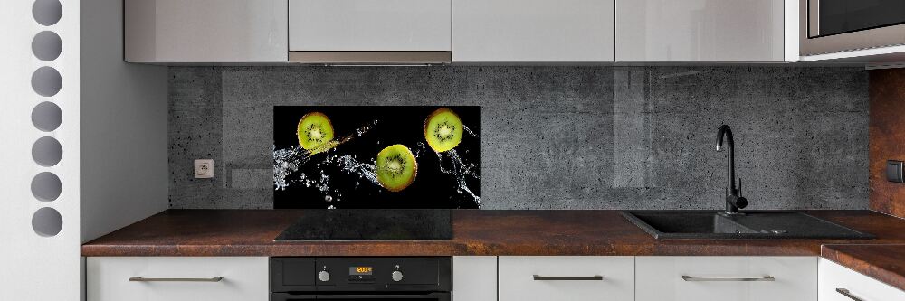 Cooker splashback Kiwi and water