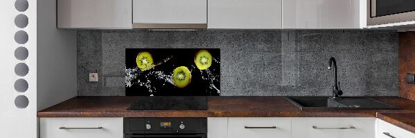 Cooker splashback Kiwi and water