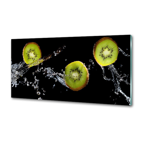 Cooker splashback Kiwi and water