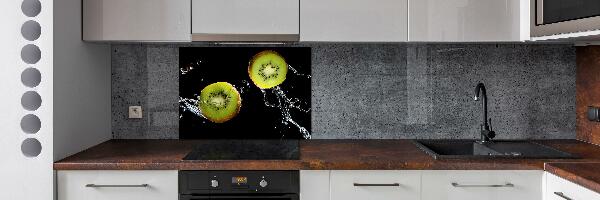 Cooker splashback Kiwi and water