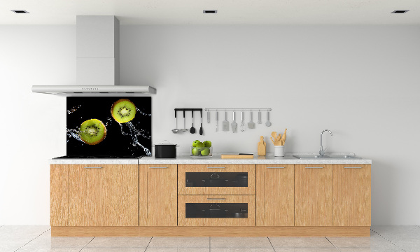 Cooker splashback Kiwi and water