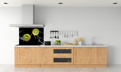 Cooker splashback Kiwi and water