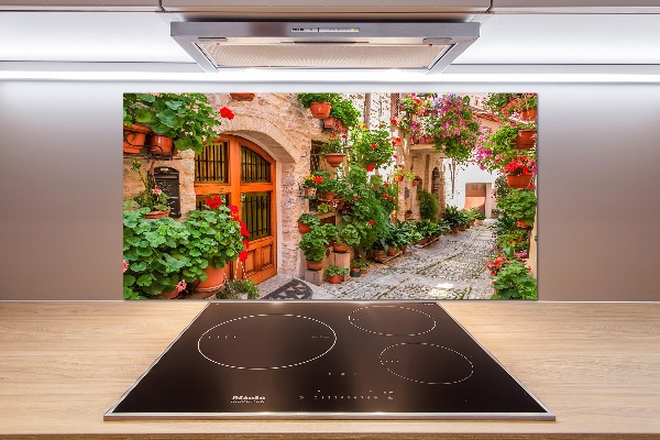 Cooker splashback Charming street