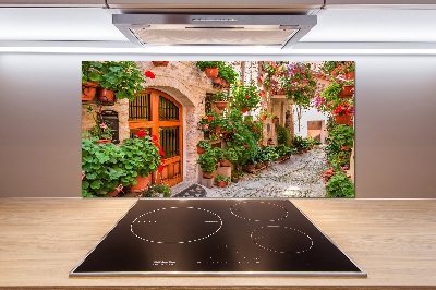 Cooker splashback Charming street