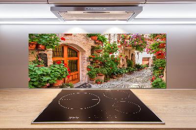 Cooker splashback Charming street