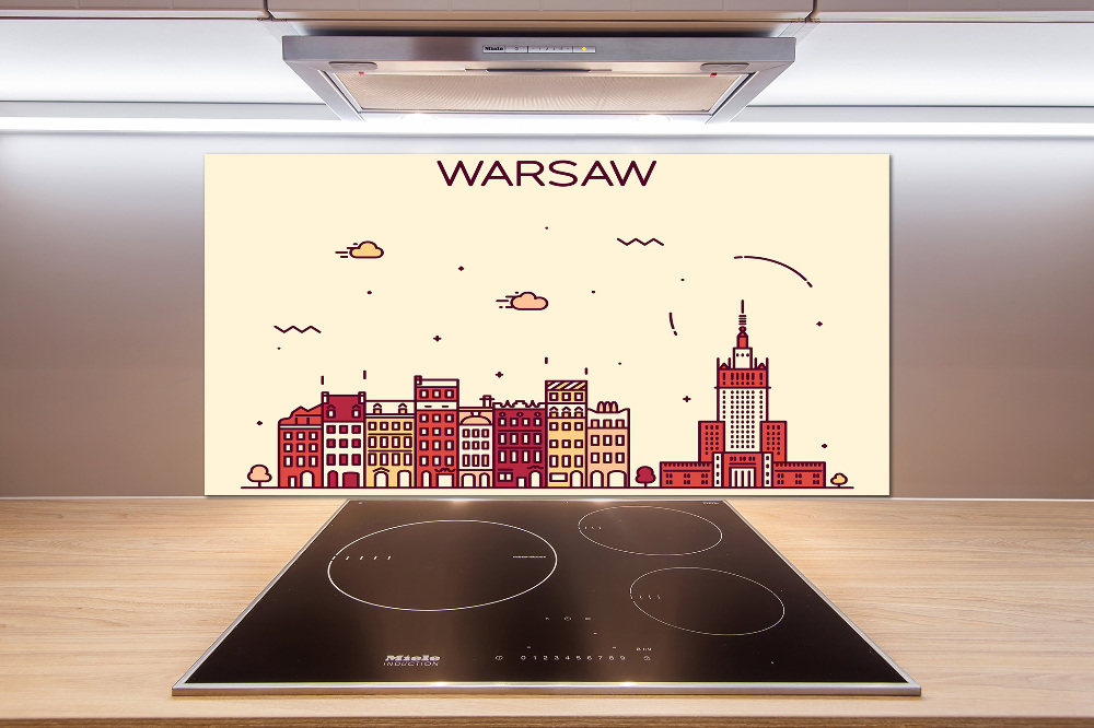 Cooker splashback Warsaw Poland