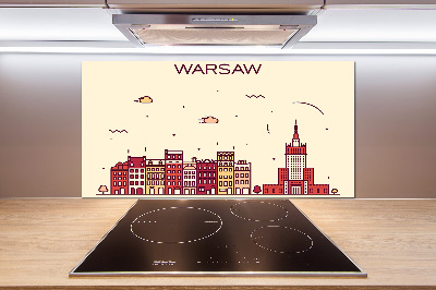 Cooker splashback Warsaw Poland