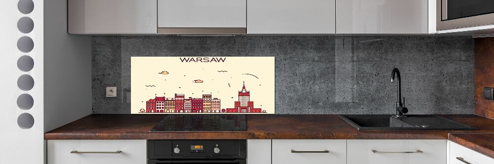 Cooker splashback Warsaw Poland