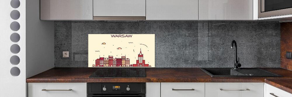 Cooker splashback Warsaw Poland