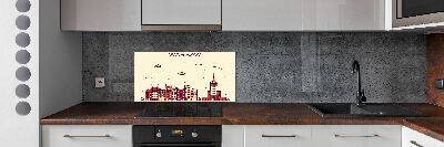 Cooker splashback Warsaw Poland