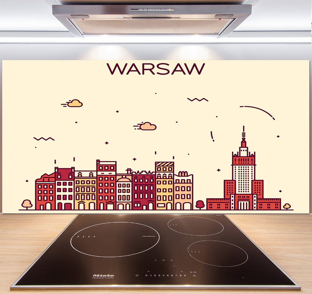 Cooker splashback Warsaw Poland