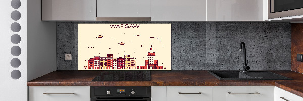 Cooker splashback Warsaw Poland