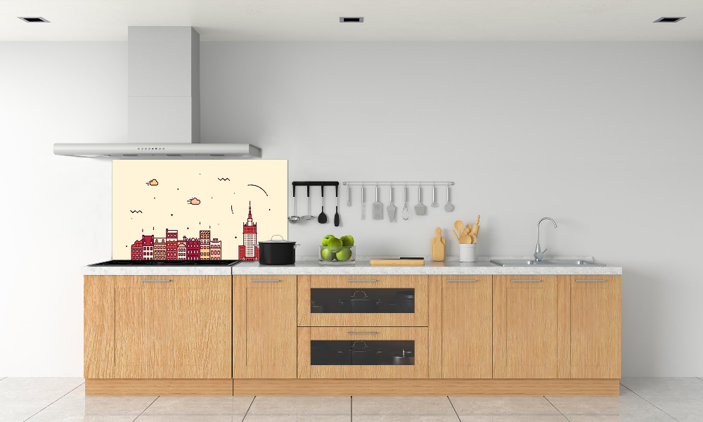 Cooker splashback Warsaw Poland