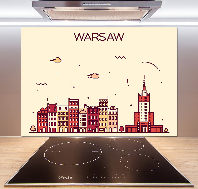 Cooker splashback Warsaw Poland