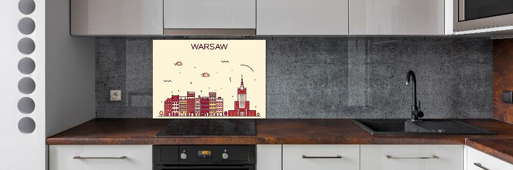 Cooker splashback Warsaw Poland