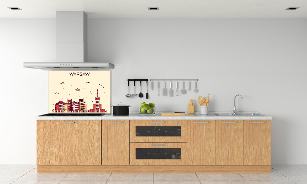 Cooker splashback Warsaw Poland