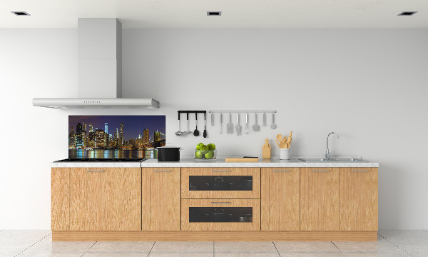 Cooker splashback Manhattan at night