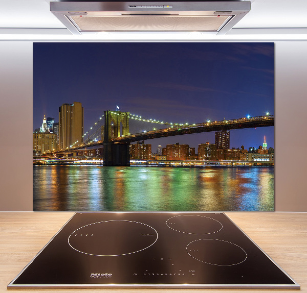 Cooker splashback Manhattan at night