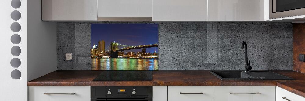 Cooker splashback Manhattan at night