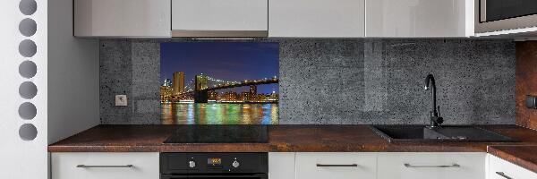 Cooker splashback Manhattan at night