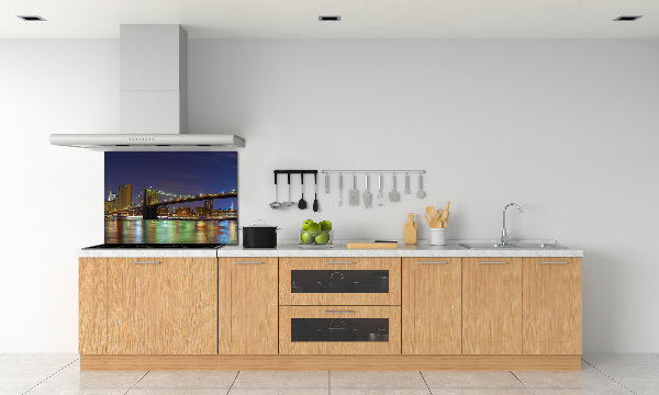 Cooker splashback Manhattan at night