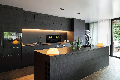 Kitchen splashback Cat's eyes