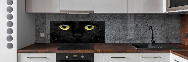 Kitchen splashback Cat's eyes