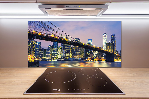 Kitchen splashback Brooklyn bridge