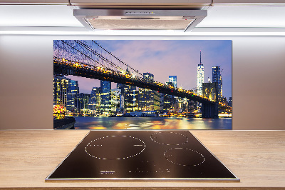 Kitchen splashback Brooklyn bridge