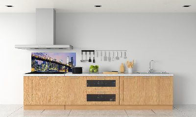 Kitchen splashback Brooklyn bridge