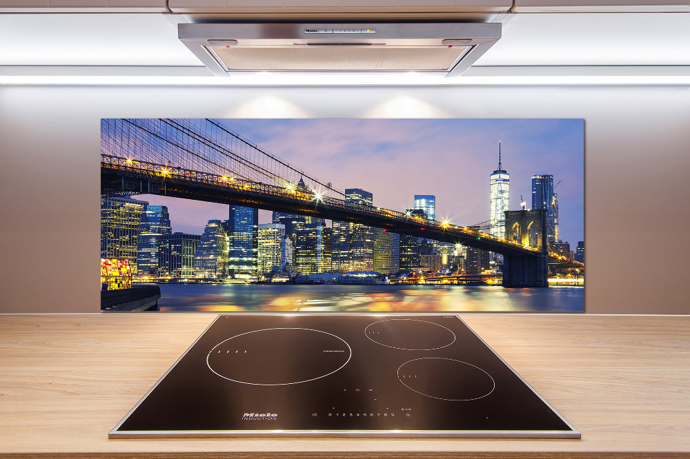 Kitchen splashback Brooklyn bridge