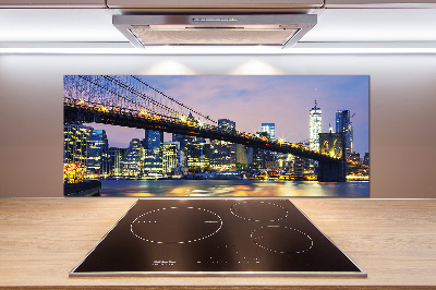 Kitchen splashback Brooklyn bridge