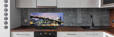 Kitchen splashback Brooklyn bridge