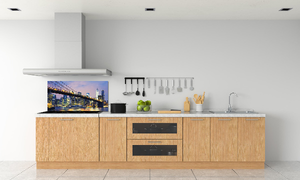 Kitchen splashback Brooklyn bridge