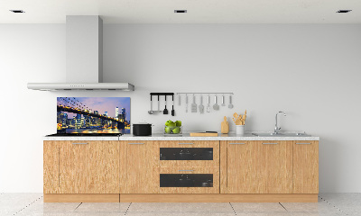 Kitchen splashback Brooklyn bridge