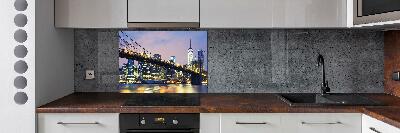 Kitchen splashback Brooklyn bridge