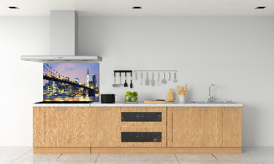 Kitchen splashback Brooklyn bridge