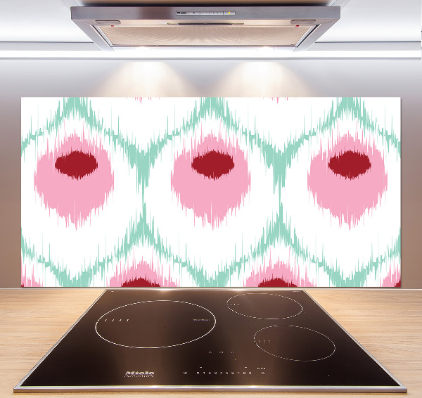 Glass splashback Pawi pattern