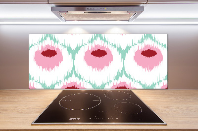 Glass splashback Pawi pattern