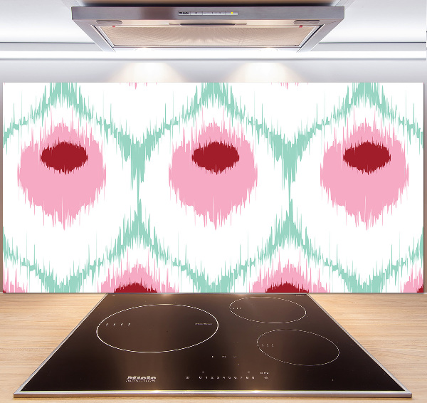 Glass splashback Pawi pattern