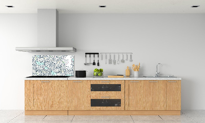 Kitchen splashback Floral pattern