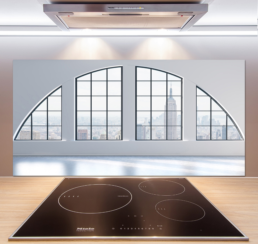 Kitchen splashback Spacious interior