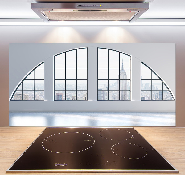 Kitchen splashback Spacious interior