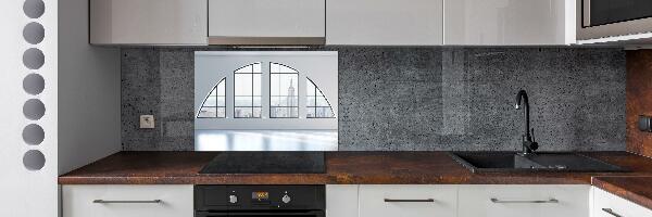 Kitchen splashback Spacious interior