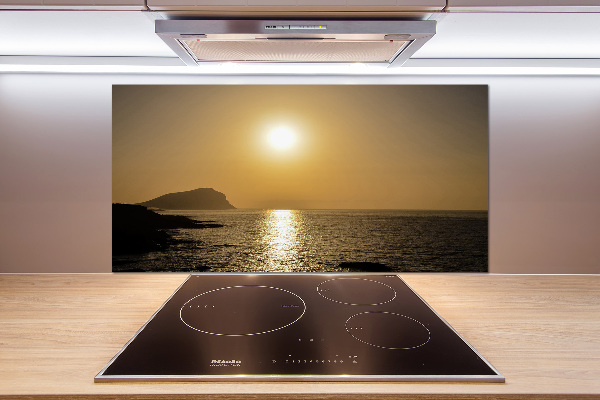 Cooker splashback Sunset sea